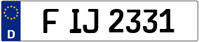 Truck License Plate